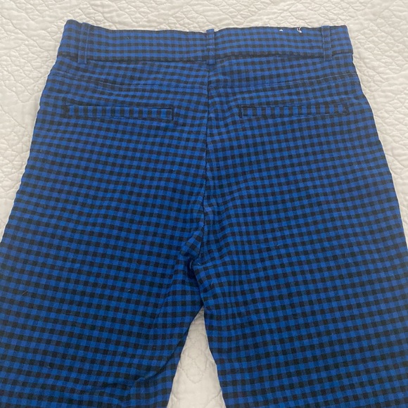 Zara blue & black checkered pants - Picture 8 of 8